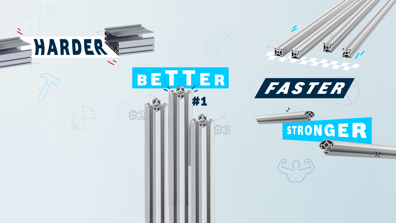 Original Bosch Rexroth aluminium profiles